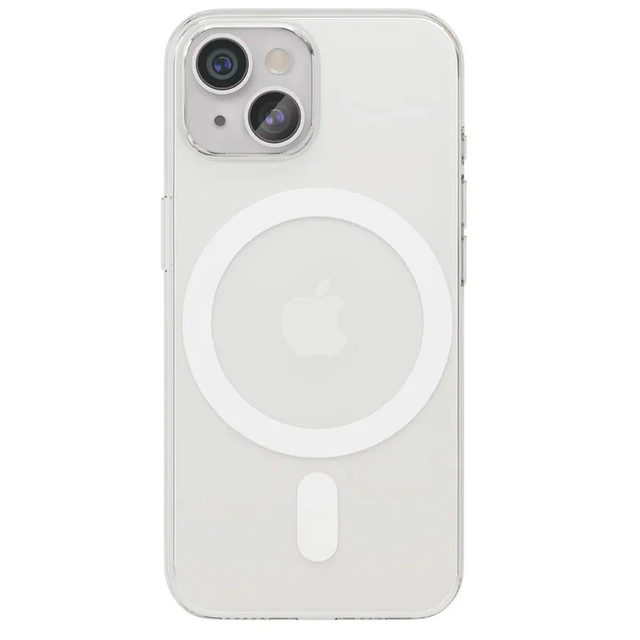 Чехол защитный vlp Diamond case with MagSafe для iPhone 14/15, прозрачный