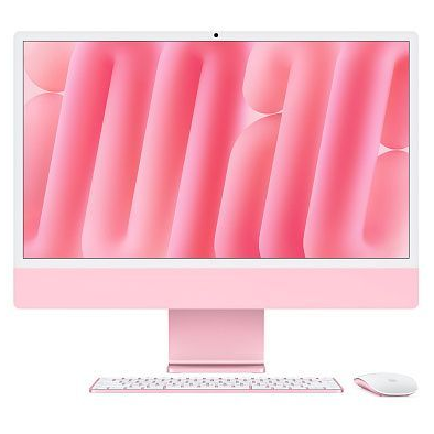 Моноблок Apple iMac 24 Retina 4,5K (M3, 8C CPU/10C GPU, 2024) 8/256GB Розовый (MQRT3)