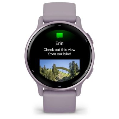 Умные часы Garmin Vivoactive 5 цвет орхидеи с металлическим безелем и силиконовым ремеш 010-02862-13