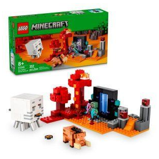 Конструктор LEGO Minecraft Засада на нижнем портале 21255