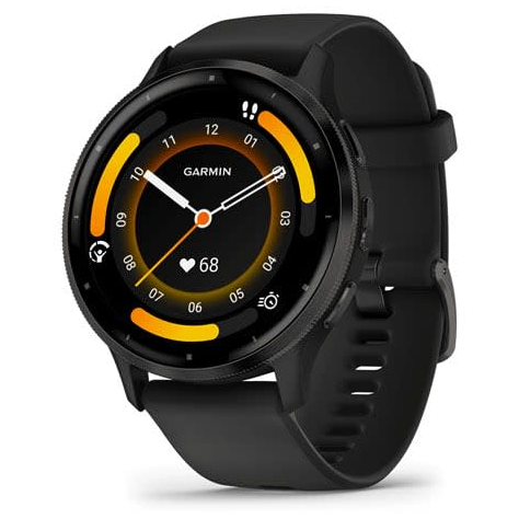 Умные часы Garmin Venu 3 45 мм Грифельно-серые / Черные