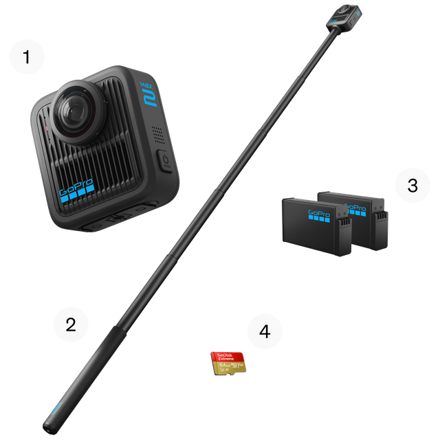 Экшн-камера GoPro MAX2 Accessories Bundle Черный