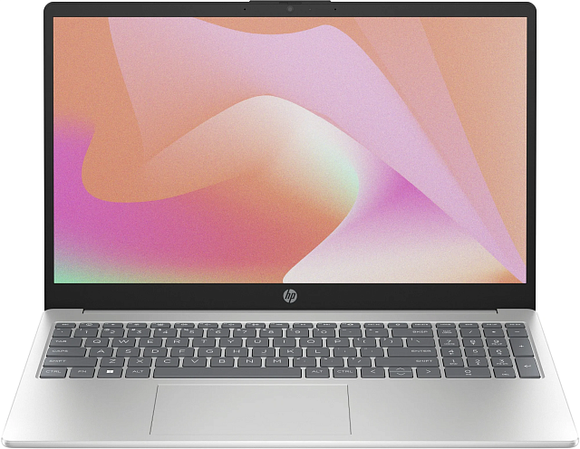 Ноутбук HP 15-fd0127dx 15.6″ (Core 7 150U) 16GB/512GB, серебристый, B4HN8UA