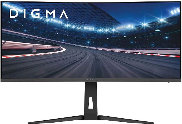 Монитор Digma Overdrive 34A712Q 34″, VA, 3440×1440, 200 Гц, чёрный