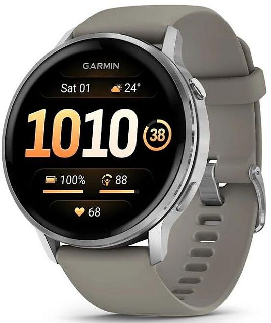 Умные часы Garmin Venu 4 45 мм Серебристые / Серые 010-03014-01