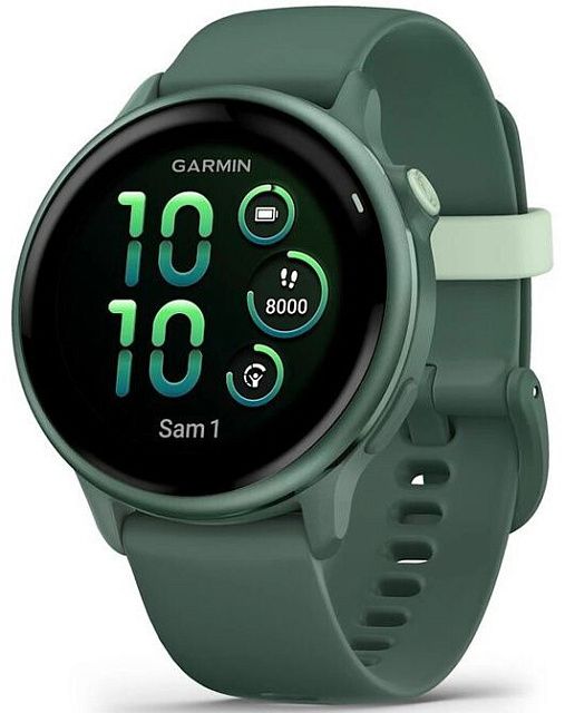 Умные часы Garmin Vivoactive 6 Металлические яшмово-зеленые