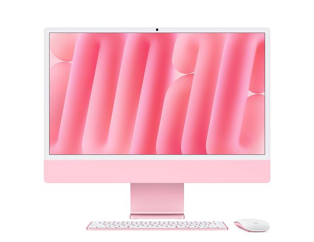 Моноблок Apple iMac 24", 8/8-Core M4, 16/256 ГБ, розовый (MWUG3)
