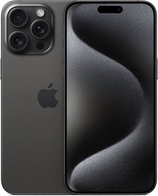 Смартфон Apple iPhone 15 Pro Max 512GB Титановый черный