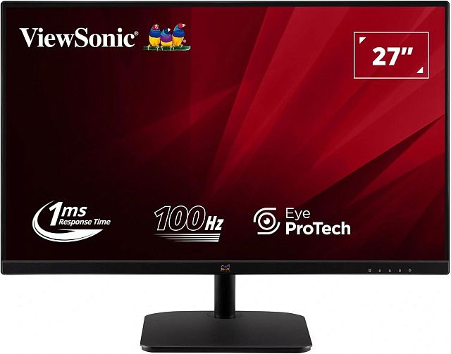 Монитор ViewSonic VA2732-H-2 27″, IPS, 1920×1080, 100 Гц, чёрный