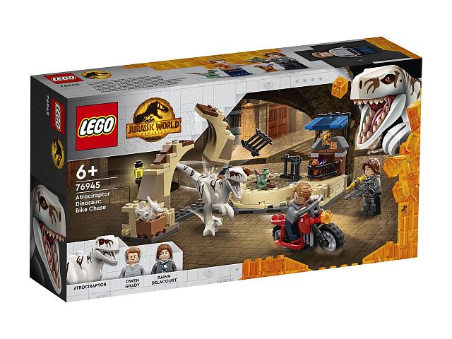 Lego Jurassic World™ 76945 Атроцираптор: погоня на мотоцикле 76945