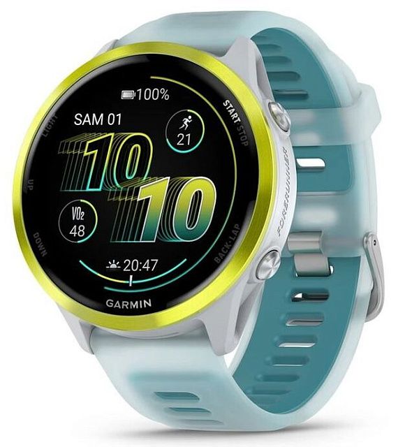 Умные часы Garmin Forerunner 570 47 мм Желтые / Бирюзовые 010-02971-01