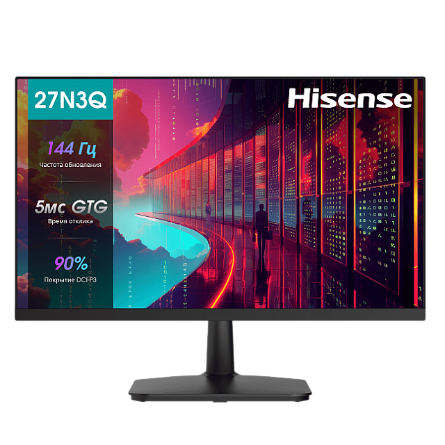 Монитор Hisense 27N3Q 27″ 1920×1080 144 Гц черный