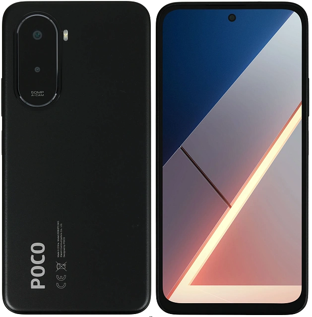 Смартфон Xiaomi Poco M7 6/128 ГБ Черный (No Charger)