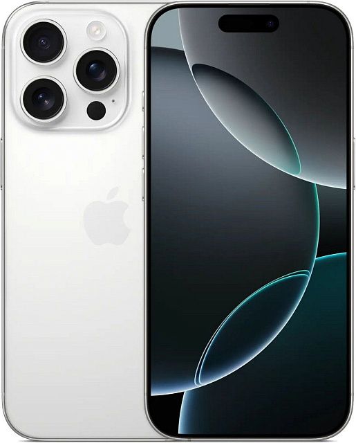 Смартфон Apple iPhone 16 Pro Max 512GB Титановый белый (Nano-sim+Nano-sim)