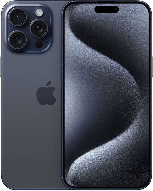 Смартфон Apple iPhone 15 Pro Max 1024GB Титановый синий