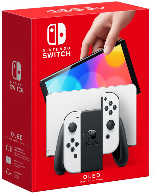 Игровая приставка Nintendo Switch OLED 64 ГБ Белый