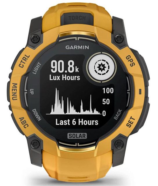 Умные часы Garmin Instinct 3 50 Solar Солнечно-серые