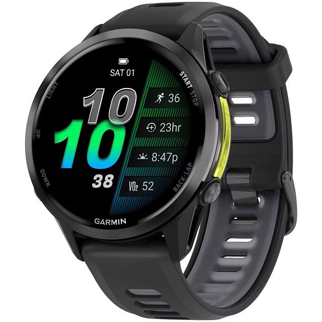 Умные часы Garmin Forerunner 970 47 мм Угольно-серые Черные 010-02969-10