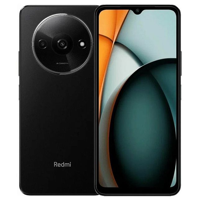 Смартфон Xiaomi Redmi A3 3/64 ГБ Черный, без зарядного устройства