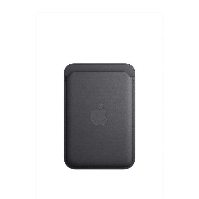 Кожаный чехол-бумажник MagSafe для iPhone, «черный»