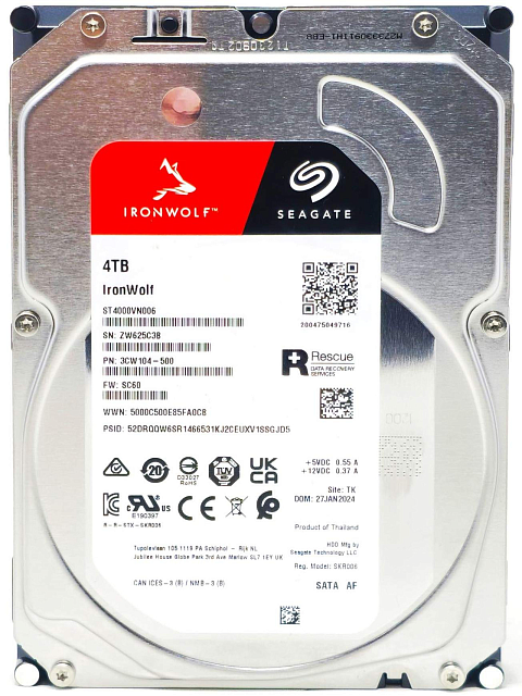 Жёсткий диск Seagate ST4000VN006 4 ТБ SATA 3 3.5″