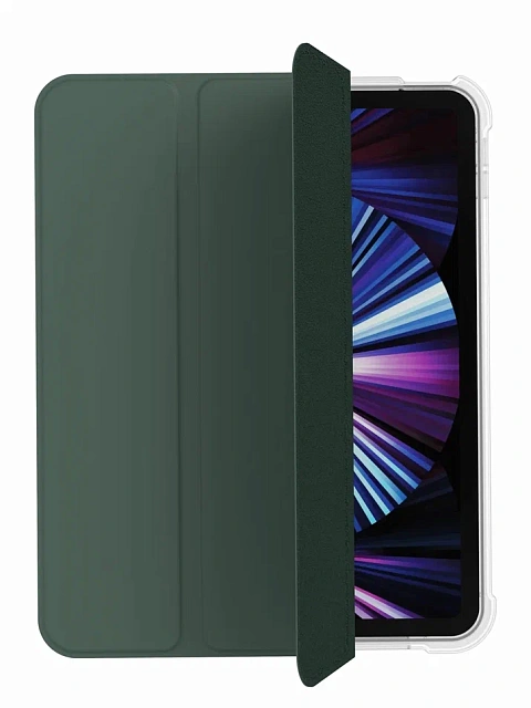 Чехол защитный vlp Dual Folio для iPad Pro 2021/2022 (12.9”) темно-зеленый