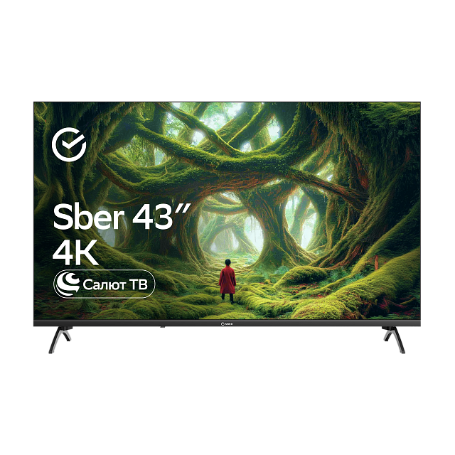 Телевизор Sber SDX-43U5500DBA 43″ LED 4K 60 Гц черный