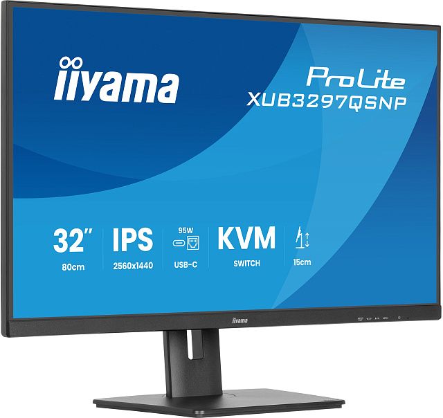 Монитор Iiyama ProLite XUB3297QSNP-B1 31.5″ 2560×1440 100 Гц черный
