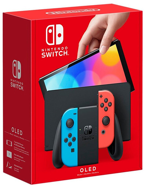 Игровая приставка Nintendo Switch OLED 64 ГБ Неон