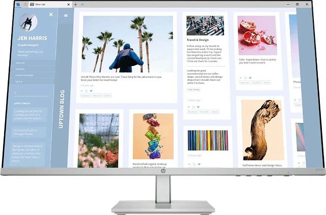 Монитор HP Series 5 527sh 27″, IPS, 1920×1080, 100 Гц, чёрный/серебристый