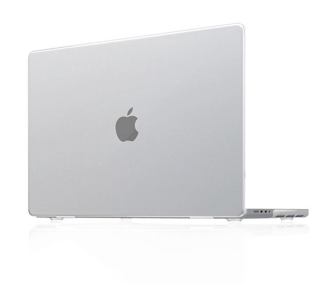 Чехол защитный vlp Plastic Case для MacBook Pro 16” (2021), прозрачный
