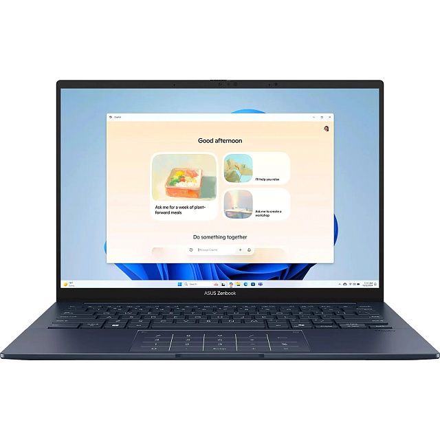 Ноутбук ASUS Zenbook 14 UX3405CA-ST1350 14″ (Ultra 5 225H) 16GB/512GB, синий, 90NB14W1-M01ZM0