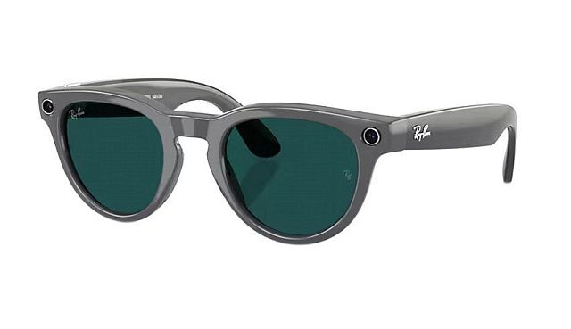 Умные очки Ray-Ban Headliner (Gen 2) Shiny Asteroid Grey , Transitions Emerald (150 - 50)
