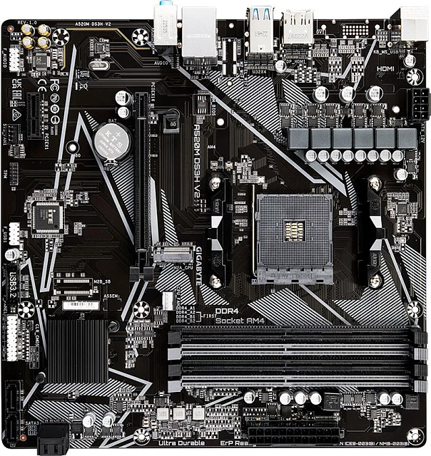 Материнская плата GIGABYTE A520M DS3H V2