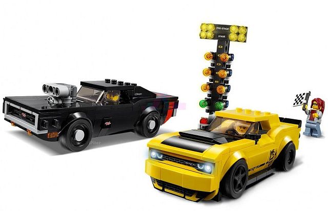 Lego Автомобили 2018 Dodge Challenger SRT Demon и 1970 Dodge Charger R/T 75893