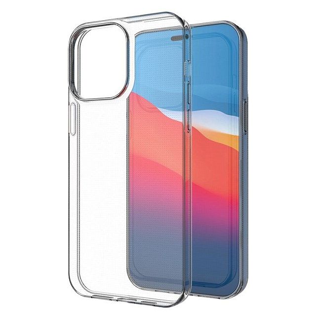 Чехол Silicone Case для iPhone 15/15 Pro, прозрачный