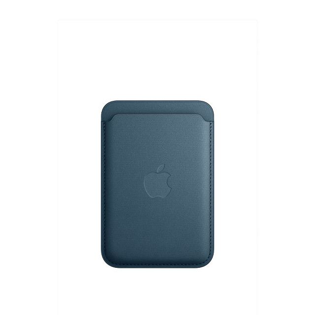 Кожаный чехол-бумажник MagSafe для iPhone, «тихоокеанский синий»