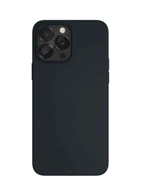 Чехол защитный vlp Silicone Case для iPhone 14 Pro Max, черный