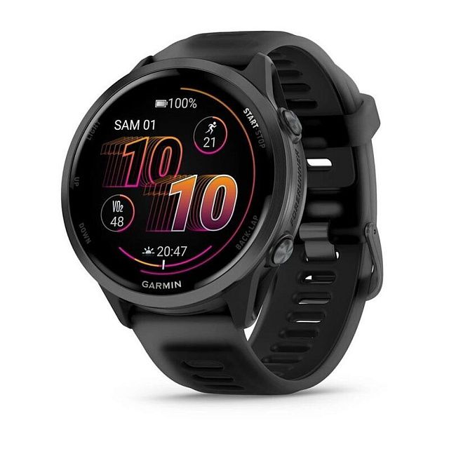 Умные часы Garmin Forerunner 570 47 мм Грифельно-серые Черные 010-02971-00
