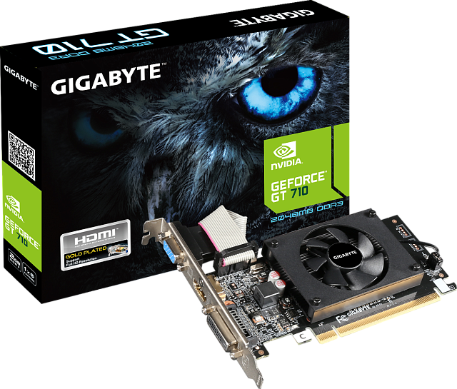 Видеокарта GIGABYTE GV-N710D3-2GL 2.0 NVIDIA GeForce GT 710 2 ГБ
