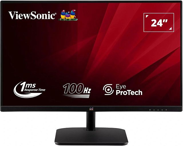 Монитор ViewSonic VA2432-H-2 23.8″ 1920×1080 100 Гц черный