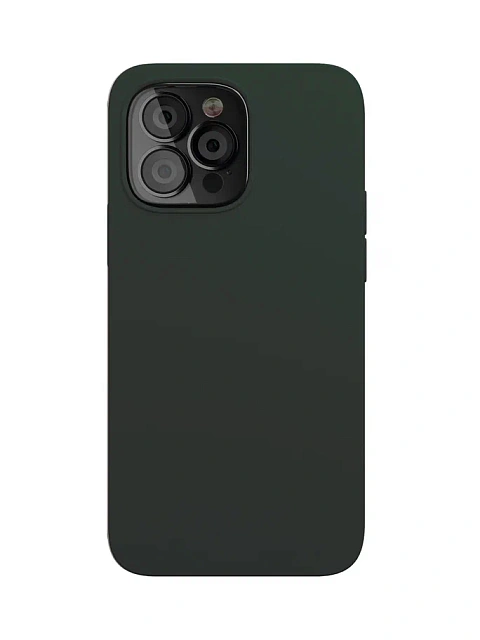 Чехол защитный vlp Silicone Case для iPhone 13 Pro, темно-зеленый