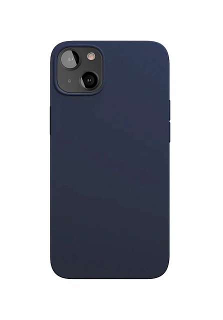 Чехол защитный vlp Silicone Case для iPhone 13, темно-синий