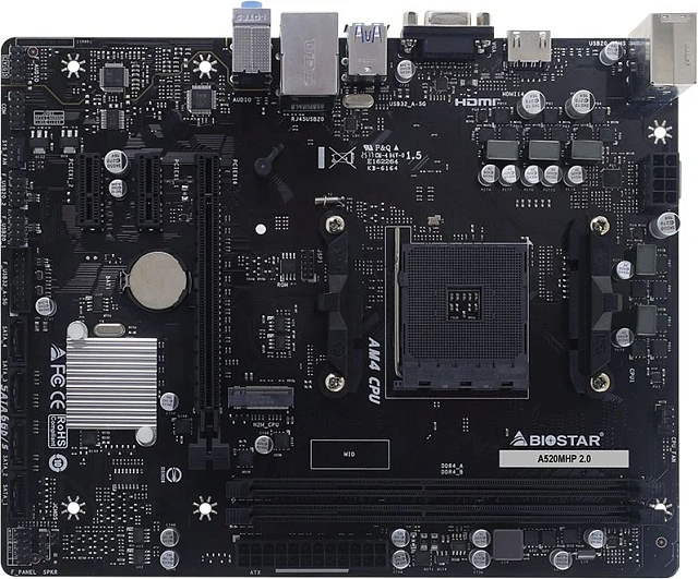 Материнская плата BIOSTAR A520MHP 2.0