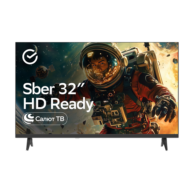 Телевизор Sber SDX-32H2124 32″ LED HD 60 Гц черный