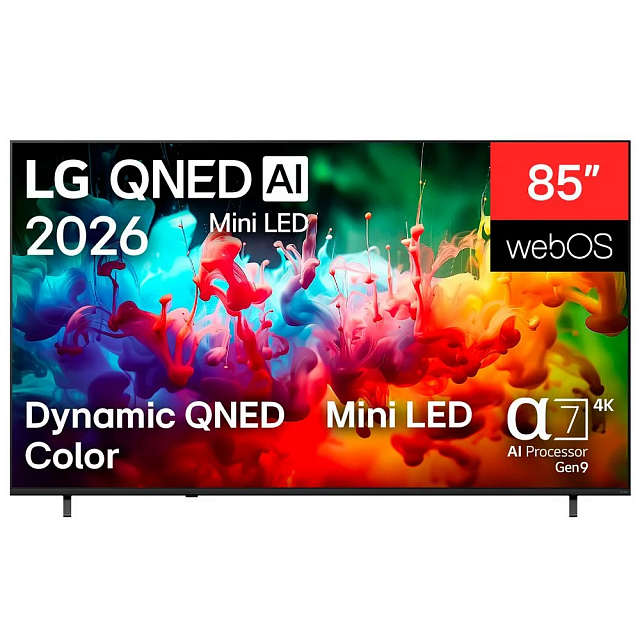Телевизор LG 85QNED70B6A 85″ LED 4K 60 Гц черный титан