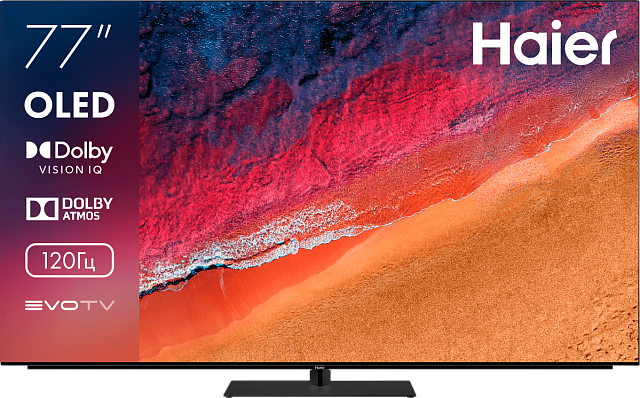 Телевизор Haier 77 OLED S9 Pro 77″ OLED 4K 120 Гц черный