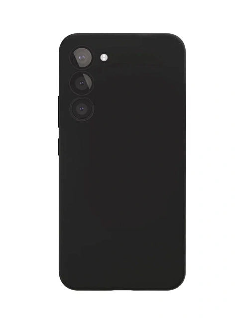 Чехол защитный vlp Silicone Case для Samsung Galaxy S23, черный