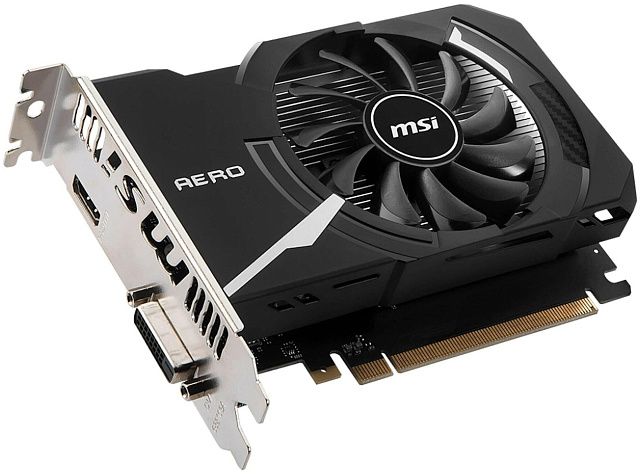Видеокарта MSI GT 1030 AERO ITX 2GD4 OC NVIDIA GeForce GT 1030 2GB