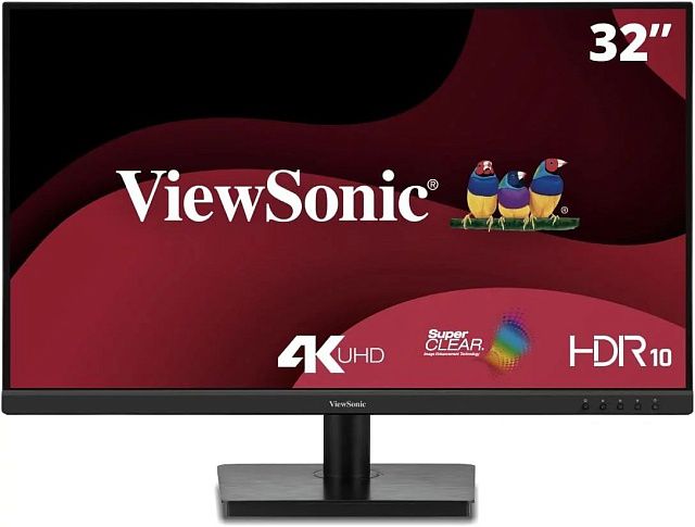 Монитор ViewSonic VA3208-4K-HD 31,5″, VA, 3840×2160, 60 Гц, чёрный